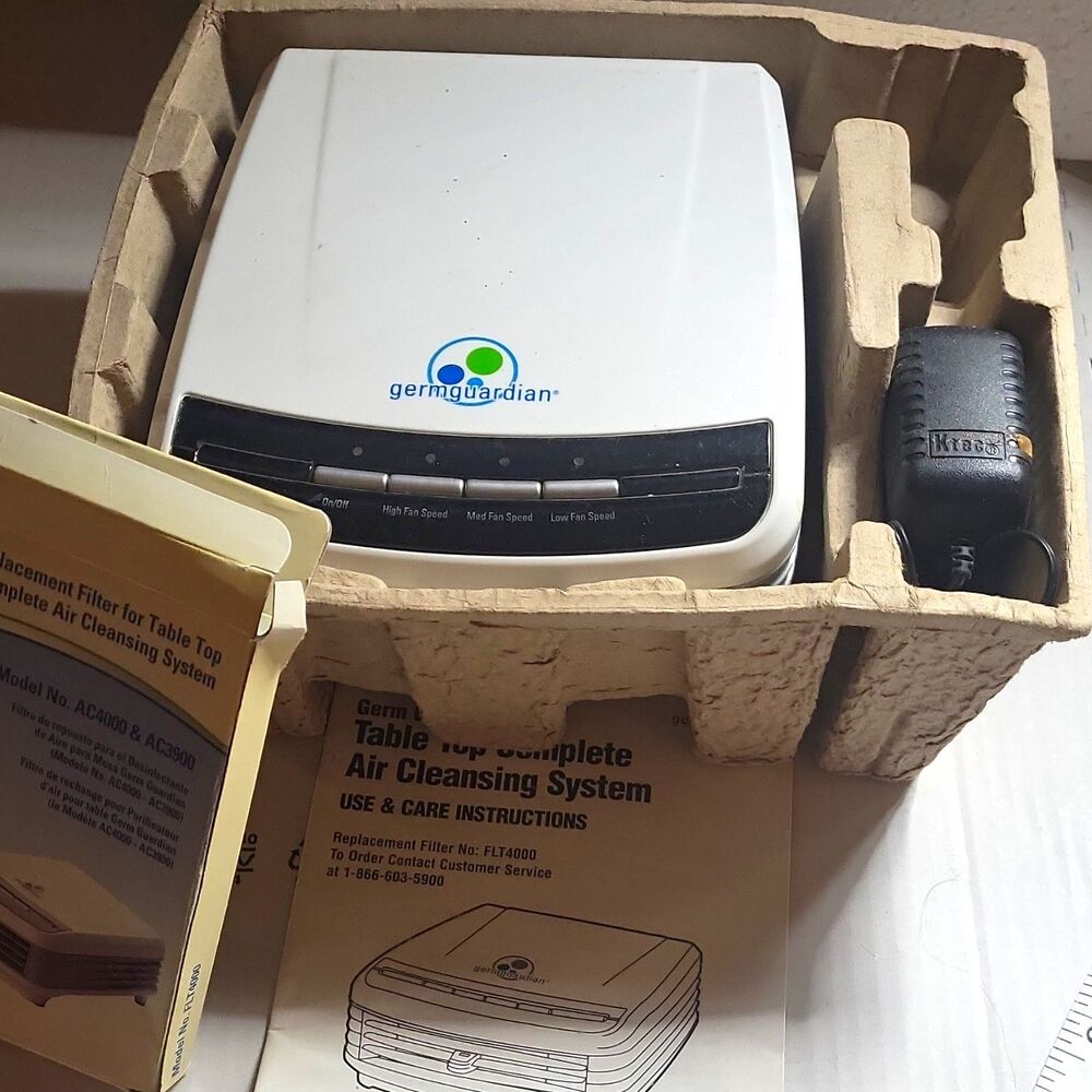 GermGuardian AC3900 Table top True HEPA Air Purifier UV Filter